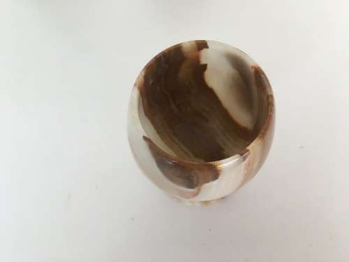 Set of 3 Stunning Onyx Shot Glasses