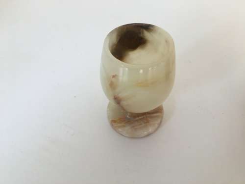 Set of 3 Stunning Onyx Shot Glasses