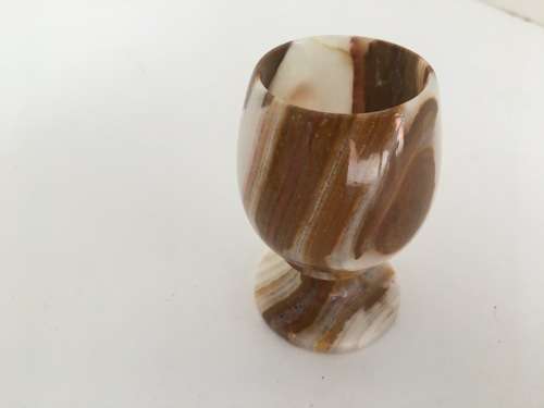 Set of 3 Stunning Onyx Shot Glasses