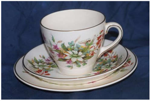 Stunning Royal Doulton Bushflower Trio