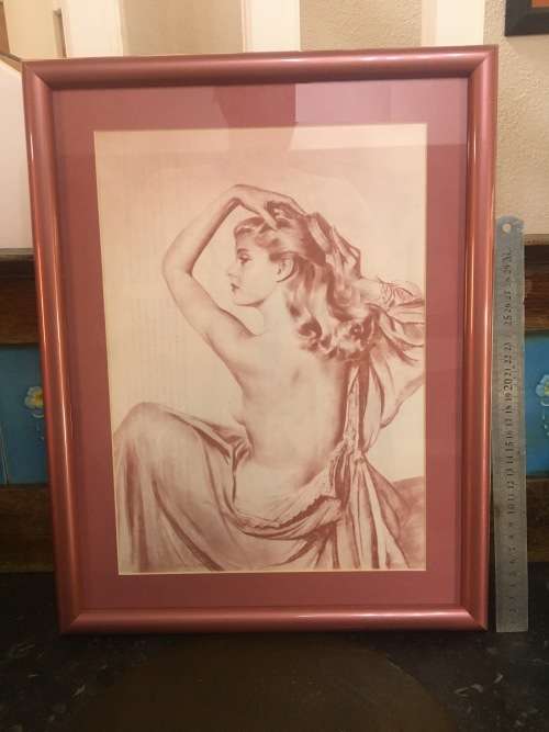 Framed Picture of `Vintage Erotica 3` from Russell Iredell