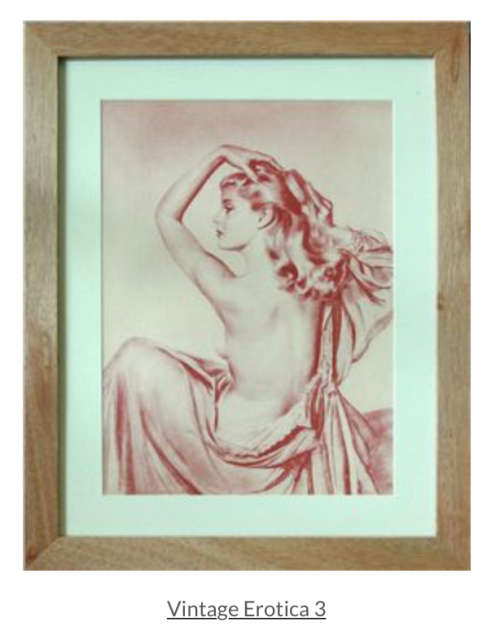 Framed Picture of `Vintage Erotica 3` from Russell Iredell