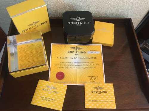 Original Breitling Watch Box with Paperwork