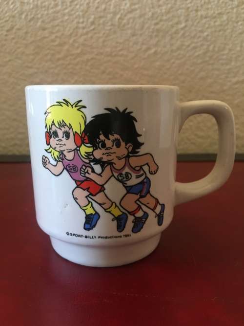 Vintage 1981 Sport-Billy Productions Kiddies Mug