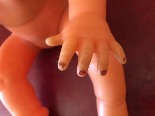 Vintage First Love Doll - Original Dress - Needs Surgery!!!