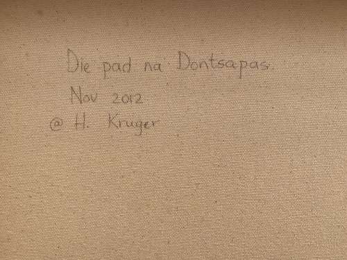 Die Pad na Dontsapas - Helena Kruger Nov 2012