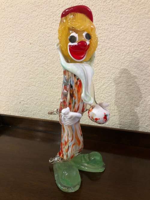 Stunning Glass Clown - Murano Style
