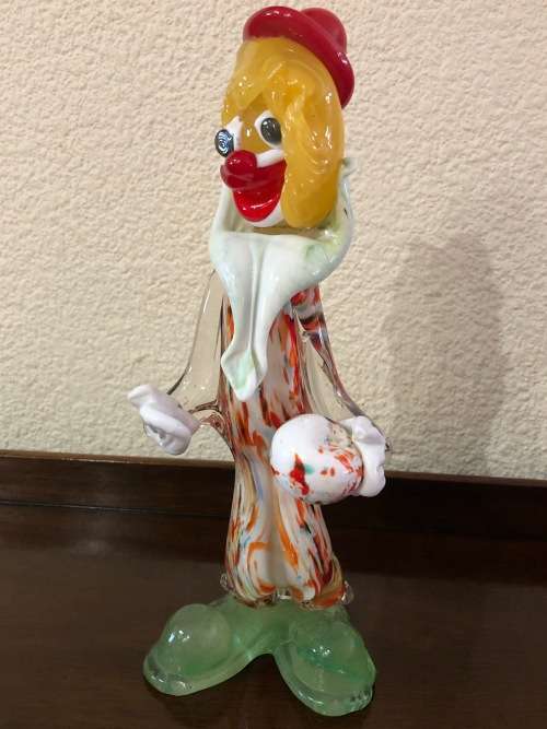 Stunning Glass Clown - Murano Style