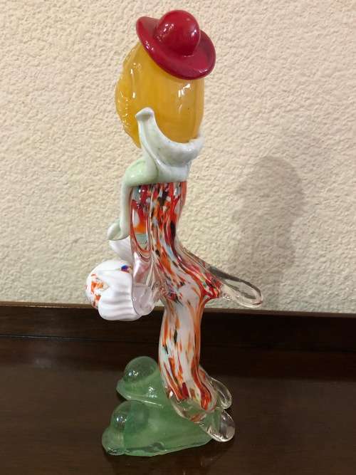 Stunning Glass Clown - Murano Style