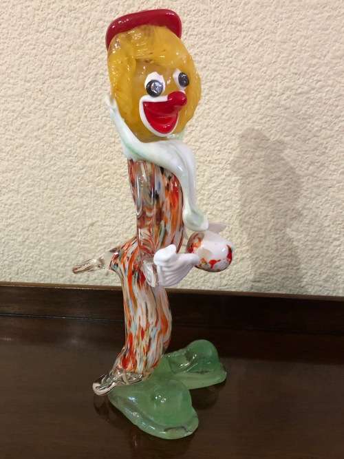 Stunning Glass Clown - Murano Style
