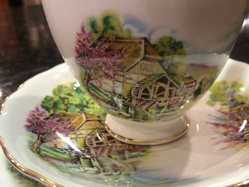 Stunning Crown Regent Bone China Trio