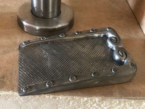 FOR Ruffles:) - CaRRoL BoYeS Spotted Wave Door Wedge
