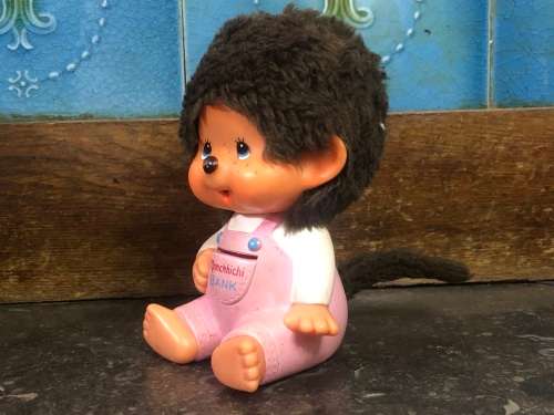 Vintage Collectible Monchhichi Money Box / Bank