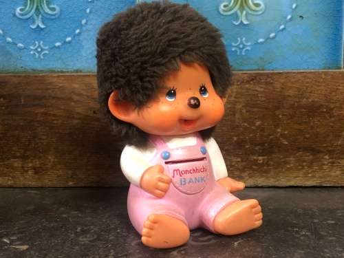 Vintage Collectible Monchhichi Money Box / Bank