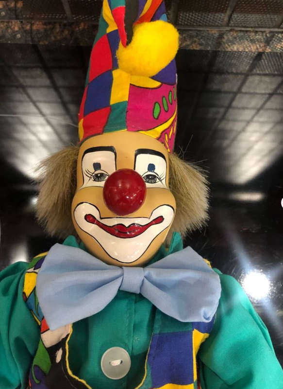 Colourful Collectible Porcelain Clown - Parade of Dolls Collection