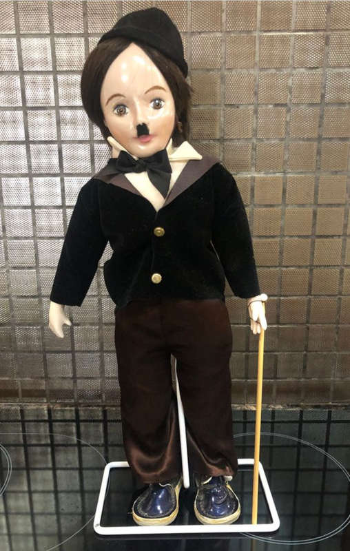 Stunning Collectible Charlie Chaplin? Porcelain Doll