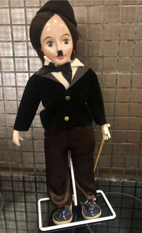 Stunning Collectible Charlie Chaplin? Porcelain Doll