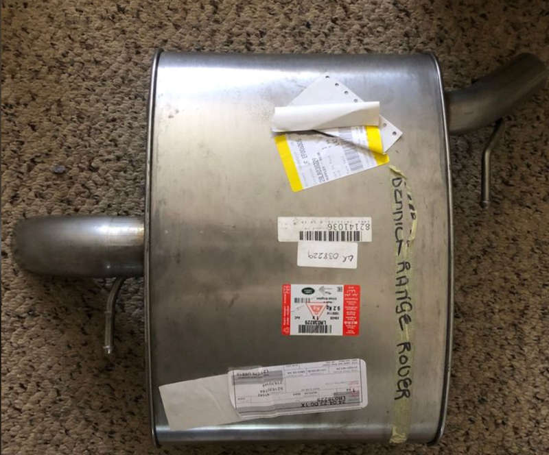 2013 Land Rover Range Rover Autobiography Rear Muffler - Brand New