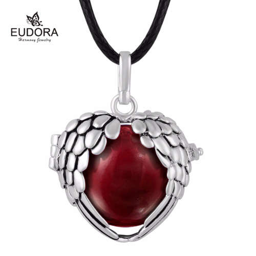 PREGNANCY HARMONY BOLA PENDANT NECKLACE | Angel caller | Silver | Colour chime ball of your choice