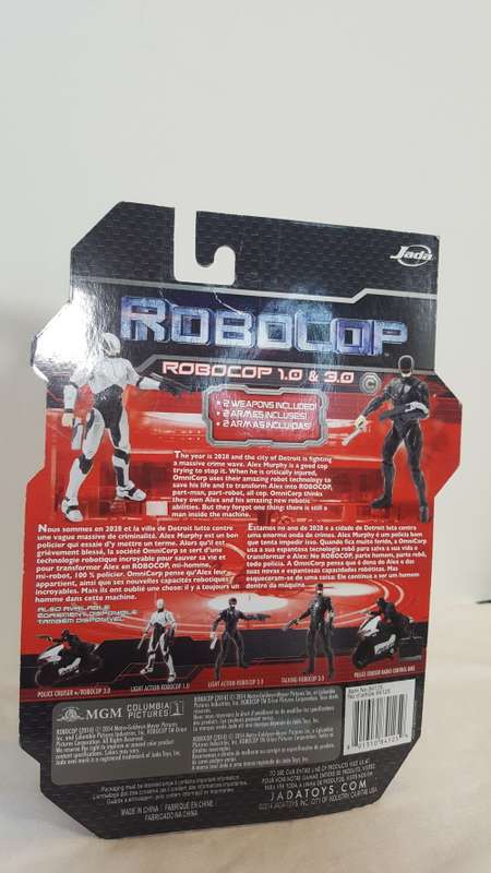 Jada Toys 3.75 inch Robocop 1.0 Action Figure - Silver