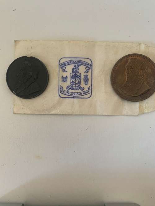 !!!! PAUL KRUGER COIN AND MEDAL!!!