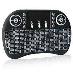 Wireless QWERTY RGB Backlit Touchpad Keyboard Air Mouse