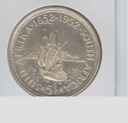 A 1952 5 SHILLINGS UNC.GRADABLE .PROBLEM FREE COIN!!!