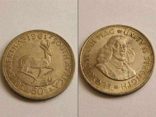 A SILVER 1961 50c COIN
