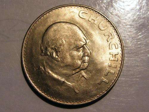 A STUNNING AU/UNC CHURCHILL CROWN