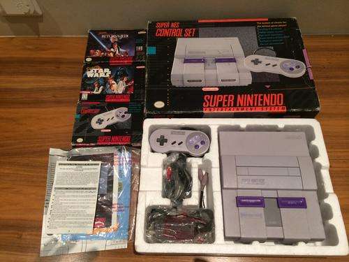 U.S. SNES SUPER NINTENDO CONSOLE (1994) and games