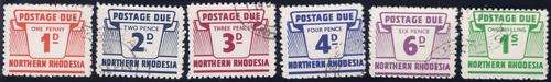 Northern Rhodesia: VFU 1963 Postage Dues. SACC Value R 835
