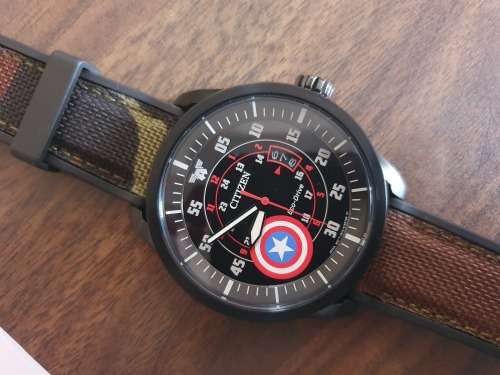 Citizen Marvel Captain America Edition Eco-drive watch