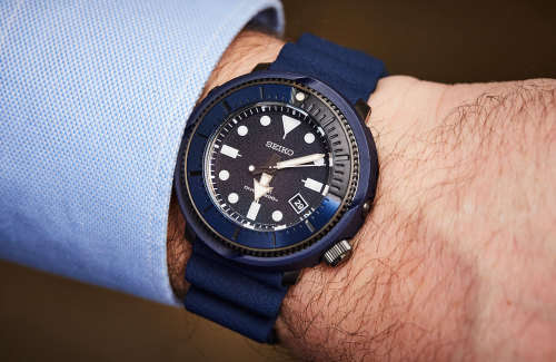 Seiko Tuna Street Blue SNE533P - mint condition