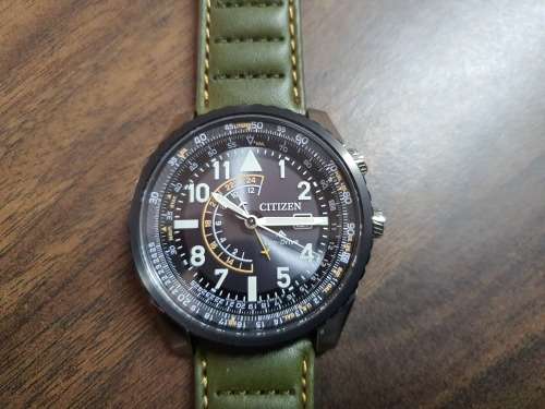Citizen Promaster Nighthawk  Eco-Drive Aviator Watch (Model: BJ7138-04E)