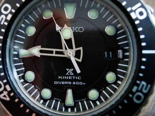 Seiko Prospex Kinetic Divers Watch - Excellent condition