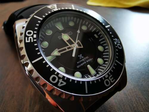 Seiko Prospex Kinetic Divers Watch - Excellent condition