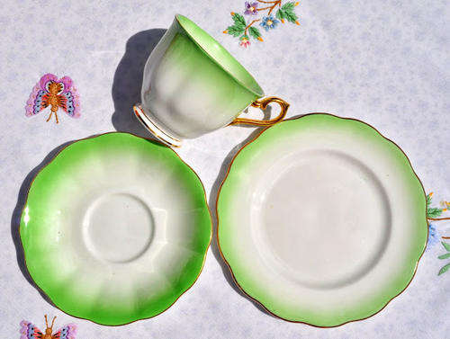 Royal Albert Tea Set Rainbow Complete set of six cup, saucers and side plates