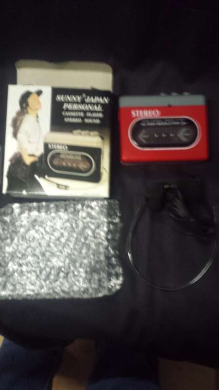 Vintage Sunny Japan Personal Cassette Player Stereo Walkman