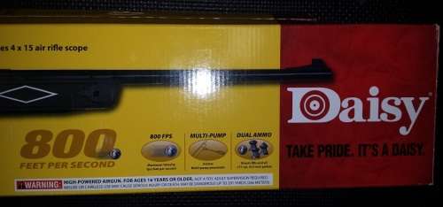 Demo Daisy Powerline 880S Dual Amo Air Rifle 800fps Multipump with Scope
