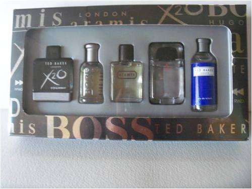 PERFECT GIFT SET FOR HIM - 5 FRAGRANCES INCL BOSS, TED BAKER ETC