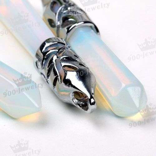 LUCKY OPAL OPALITE PENDULUM REIKE HEALING PENDANT