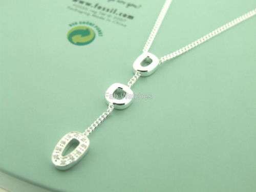 FOSSIL LADIES JF13847040 STERLING SILVER NECKLACE