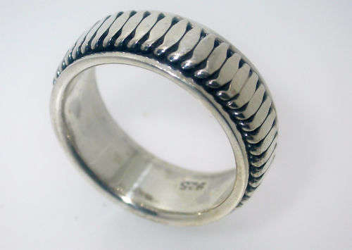 STERLING SILVER SPINNING BAND