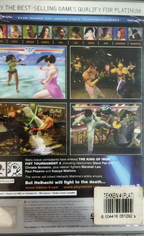 PS2 Game - Tekken 4