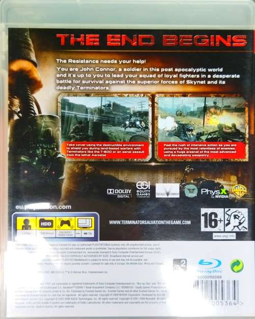 Terminator Salvation (PS3) Game