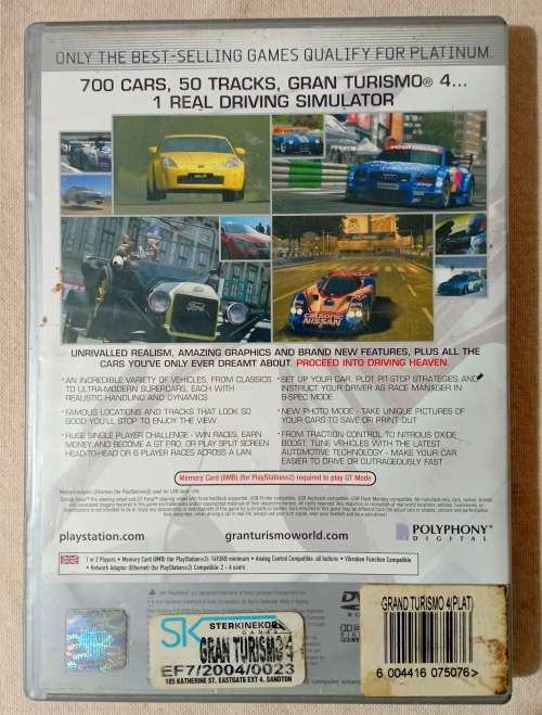 Gran Turismo 4 Platinum (PS2)