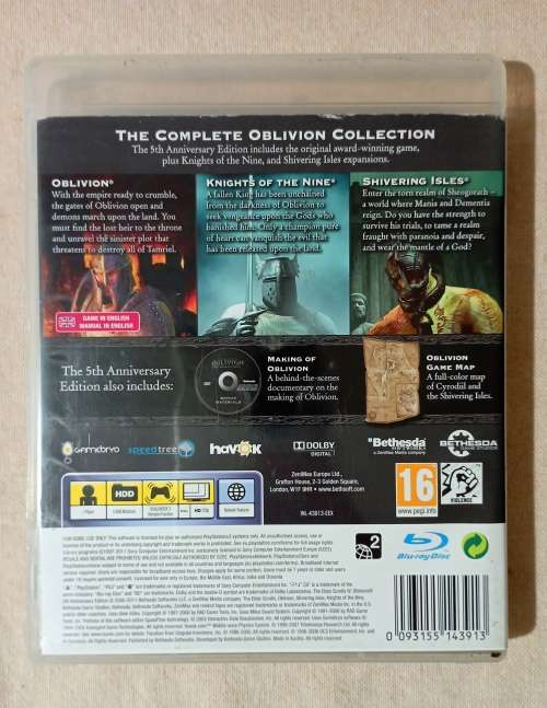 Oblivion Anniversary Edition (PS3)