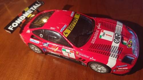 ***R1 AUCTION START, NO RESERVE *** 1/32 SCALE SLOT CAR - SCX FERRARI 550 MARANELLO
