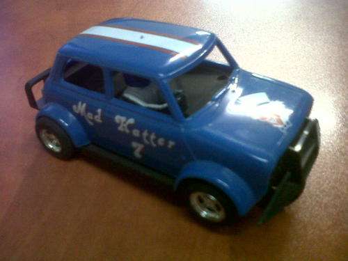 SCALEXTRIC C0291 MINI 1275GT BANGER RACER (MINI-MAD HATER)  -  1/32 SCALE SLOT CAR