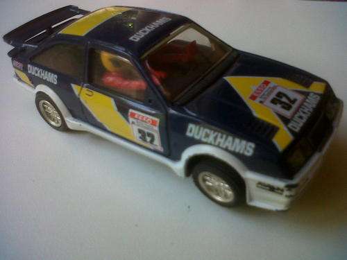 SCALEXTRIC DUCKHAMS FORD SIERRA  -  1/32 SCALE SLOT CAR